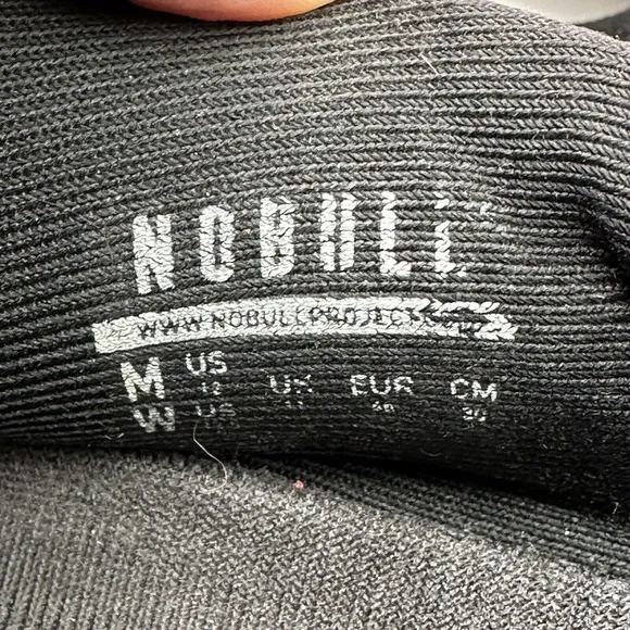 NOBULL Black Unisex Superfabric Crossfit Trainer Gym Shoes Men’s Size 12 W 13.5