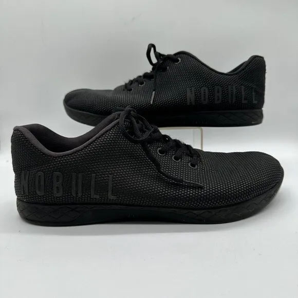 NOBULL Black Unisex Superfabric Crossfit Trainer Gym Shoes Men’s Size 12 W 13.5