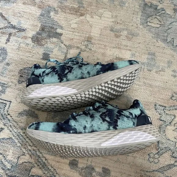 Nobull Blush Light Teal Tie Dye Ripstop Runners Shoes Women's US 9 Mens Size 7.5