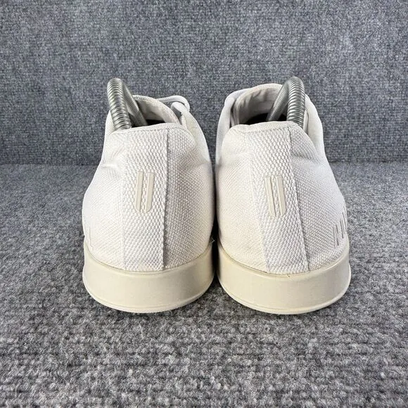 Nobull Canvas Trainer Mens 9.5 White Shoes Athletic Crossfit TrainingSneakers