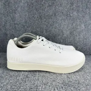 Nobull Canvas Trainer Mens 9.5 White Shoes Athletic Crossfit TrainingSneakers