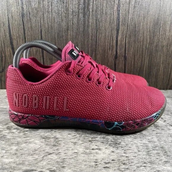 Nobull Crossfit Training Shoes Neon Pink Superfabric Womens Size - 6