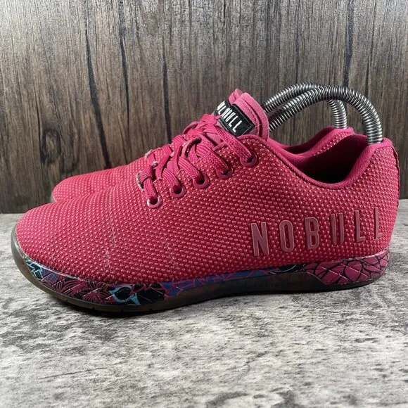 Nobull Crossfit Training Shoes Neon Pink Superfabric Womens Size - 6