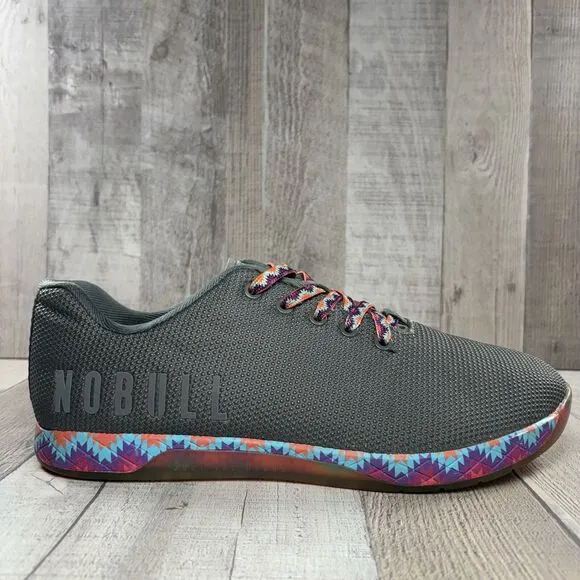 NOBULL Men's 11 Patchwork Outwork Trainers CrossFit Shoes Sneaker Athletic Gray