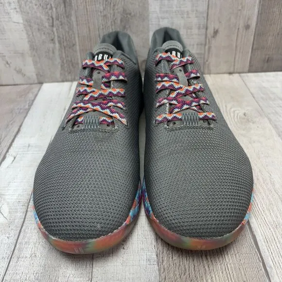 NOBULL Men's 11 Patchwork Outwork Trainers CrossFit Shoes Sneaker Athletic Gray