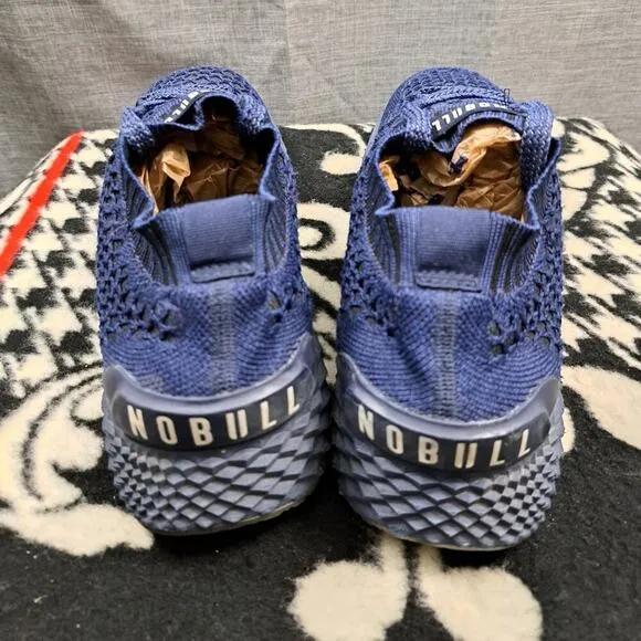 NOBULL Mens Reflective Knit Shoes  Men Sz 9 / Women 10.5 Running Sneakers