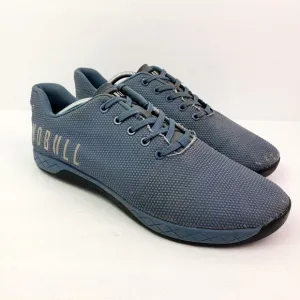 NoBull Mens Size 12.5 Light Blue SuperFabric Athletic CrossFit Trainer Shoes