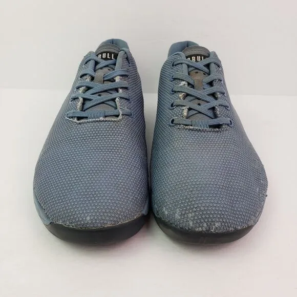 NoBull Mens Size 12.5 Light Blue SuperFabric Athletic CrossFit Trainer Shoes