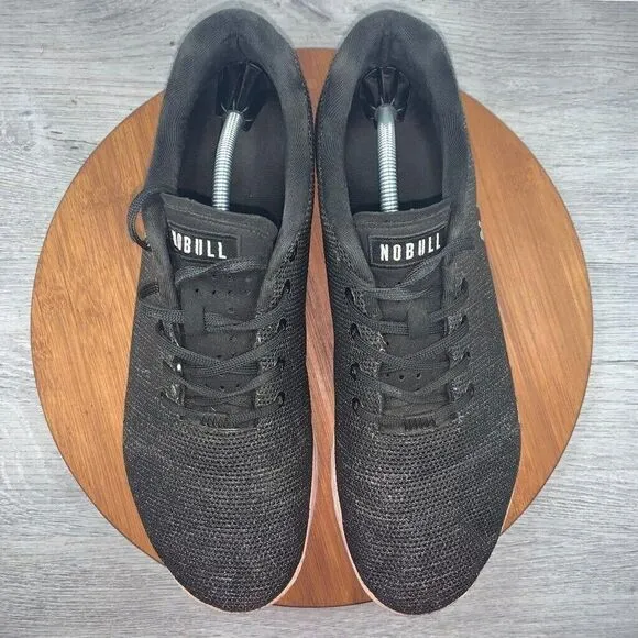 NoBull Men’s Size 13 Project I Heather Trainer Shoes Black Heather Dusty Rose