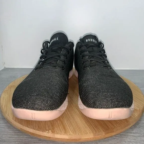 NoBull Men’s Size 13 Project I Heather Trainer Shoes Black Heather Dusty Rose