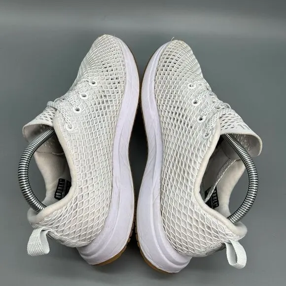 Nobull Mesh Runner Women's Size 9.5 Athletic Shoes White Running Lace Up Sneaker