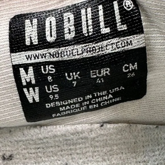 Nobull Mesh Runner Women's Size 9.5 Athletic Shoes White Running Lace Up Sneaker