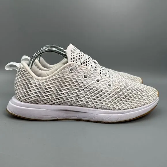 Nobull Mesh Runner Women's Size 9.5 Athletic Shoes White Running Lace Up Sneaker