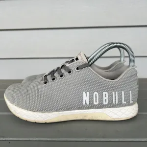 Nobull Outwork Women’s Size 6 Grey White Athletic Crossfit Sneakers Shoes