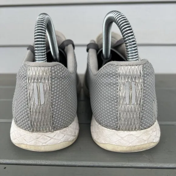Nobull Outwork Women’s Size 6 Grey White Athletic Crossfit Sneakers Shoes
