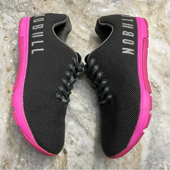 Nobull Project Trainer Black Crossfit Training Shoes Sneakers Women 9 Men 7.5