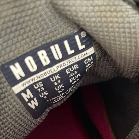 Nobull Project Trainer Black Crossfit Training Shoes Sneakers Women 9 Men 7.5