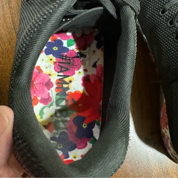 NOBULL Project Trainers Crossfit Athletic Tennis Shoes Floral Sneakers Size 11