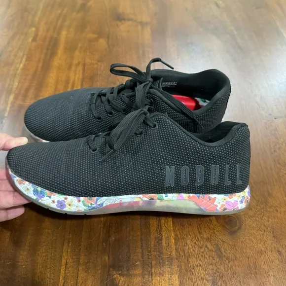 NOBULL Project Trainers Crossfit Athletic Tennis Shoes Floral Sneakers Size 11