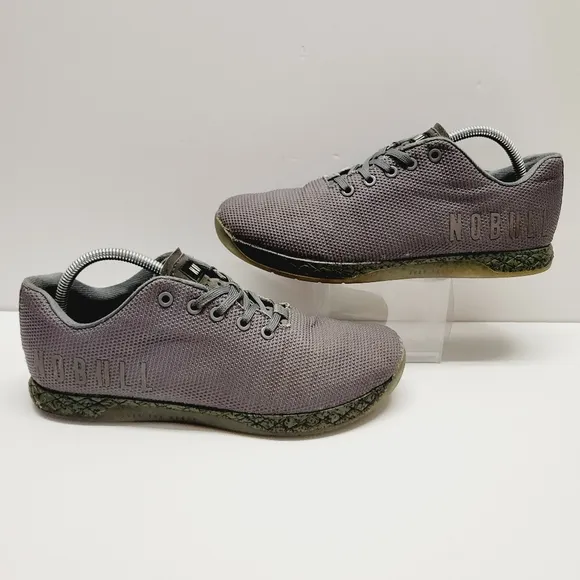 Nobull Shoes Gray Outwork Crossfit Trainers Superfabric Size M 10 W 11.5