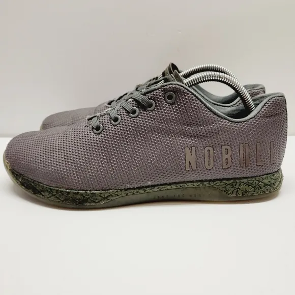 Nobull Shoes Gray Outwork Crossfit Trainers Superfabric Size M 10 W 11.5