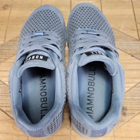 NOBULL Shoes Women 8 Men 6.5 Gray Steel Suede Leather Sneakers Crossfit Trainers
