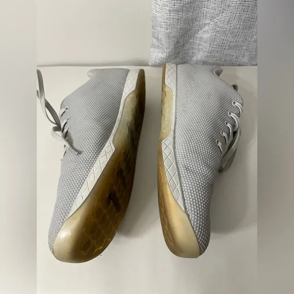 NoBull Super Fabric Crossfit Trainer Light Gray Shoes Sneakers Men 13 Gum Soles
