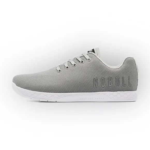 NoBull SuperFabric Crossfit Trainer Light Gray Shoes Men 7.5 / women’s 9