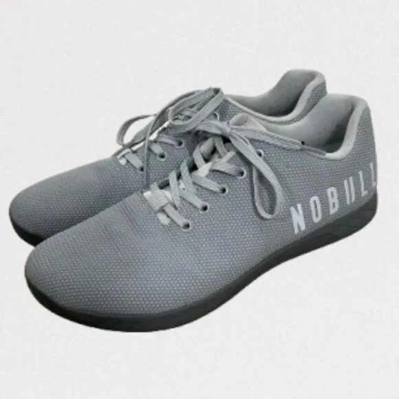 NOBULL Superfabric CrossFit Trainer Shoes Arctic Gray Men Size 12