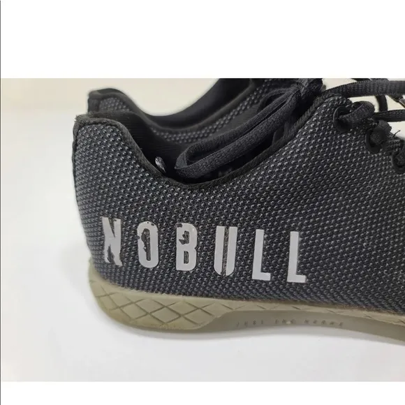 NOBULL SuperFabric Crossfit Trainer Shoes Black Mens 7 Womens 8.5