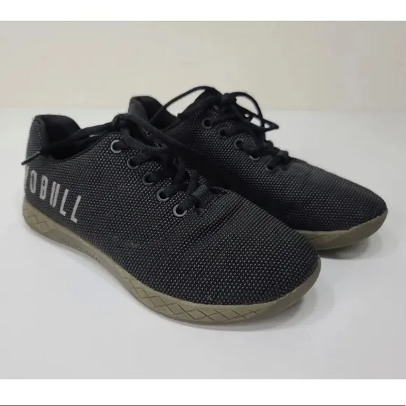NOBULL SuperFabric Crossfit Trainer Shoes Black Mens 7 Womens 8.5