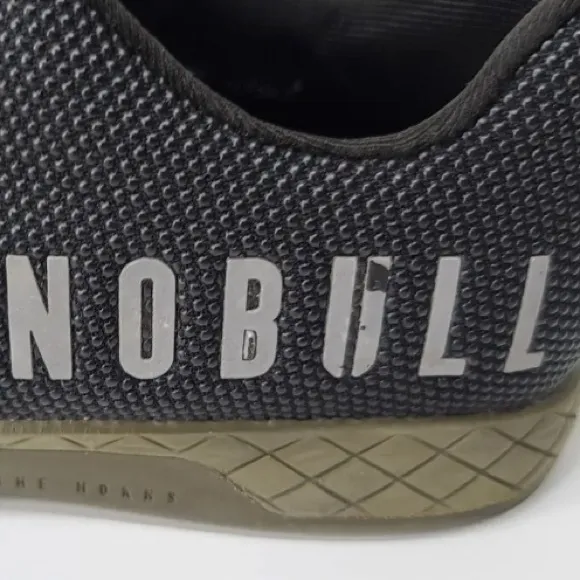 NOBULL SuperFabric Crossfit Trainer Shoes Black Mens 7 Womens 8.5