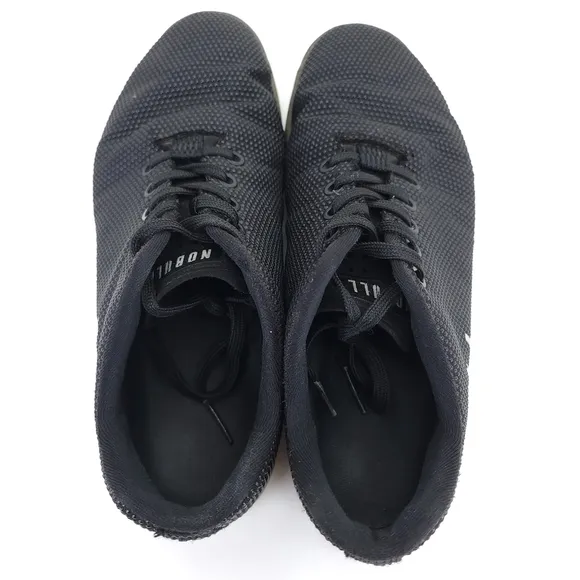 NOBULL SuperFabric Crossfit Trainer Shoes Black Mens 7.5 Womens 9
