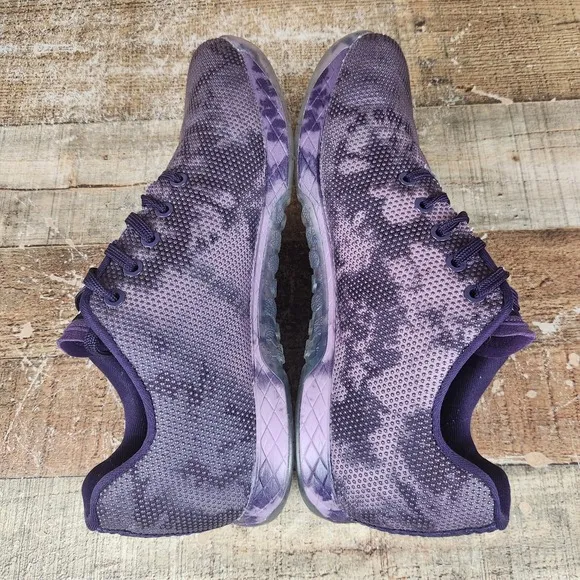 NoBull Tie-Dye Men's Sz 11.5 Dark Purple Camo Trainer CrossFit Gym Low Top Shoes