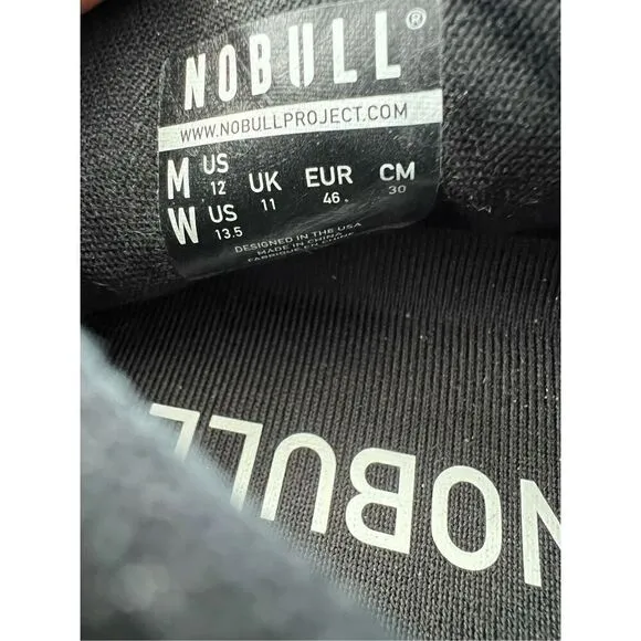 Nobull Trainer Lifting Gym CrossFit Shoes Men Size 12