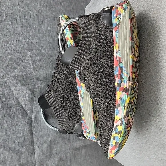 Nobull Wild Aspire Knit Black Rainbow Crossfit Shoes Men's Size 12.5