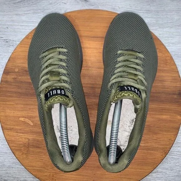 NOBULL Women’s 8.5 Sneaker Shoes Dark Green Army SuperFabric Crossfit Trainer