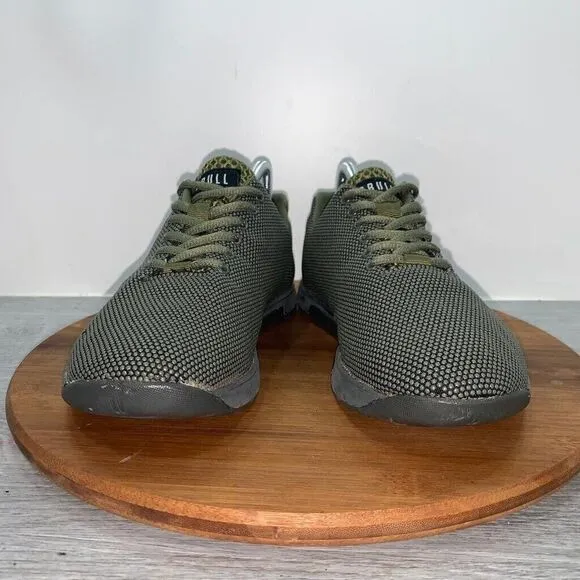 NOBULL Women’s 8.5 Sneaker Shoes Dark Green Army SuperFabric Crossfit Trainer