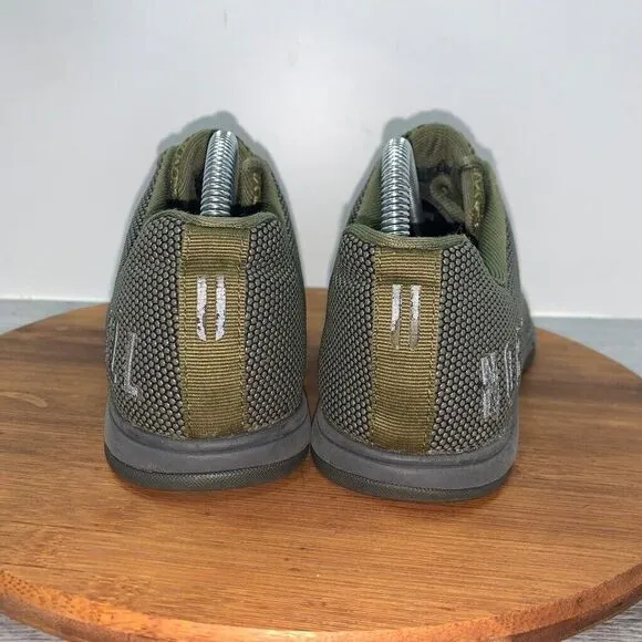 NOBULL Women’s 8.5 Sneaker Shoes Dark Green Army SuperFabric Crossfit Trainer