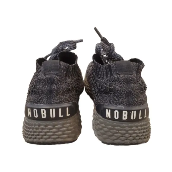 NoBull Women's Charcoal Grey Knit Runner Workout‎ Crossfit Shoes 8.5
