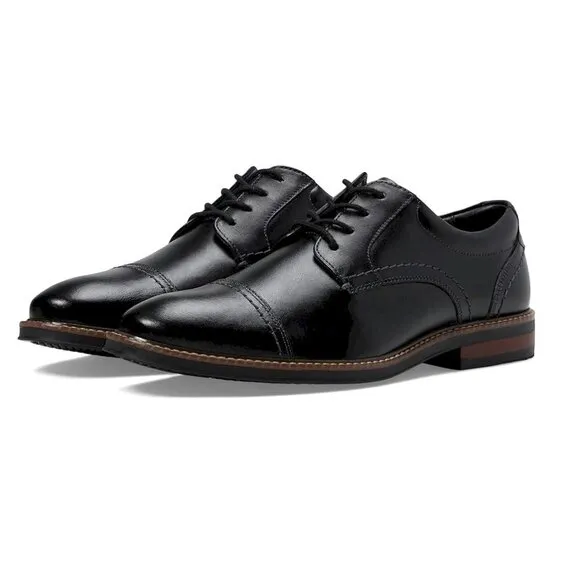 Nunn Bush® Calderone Cap Toe Black Oxford Shoes Men's Size 12W New in Box