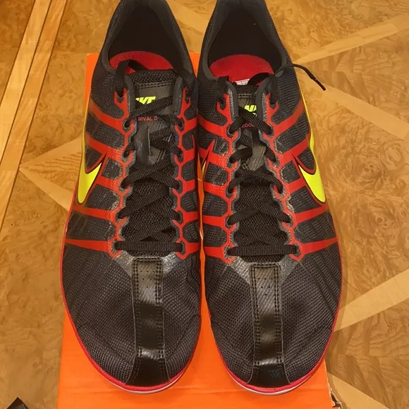NWB!! Rare Vintage Nike Zoom Rival Distance 4 Track &amp; Field Spike Shoes Size 11