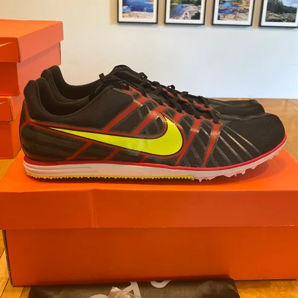 NWB!! Rare Vintage Nike Zoom Rival Distance 4 Track &amp; Field Spike Shoes Size 11