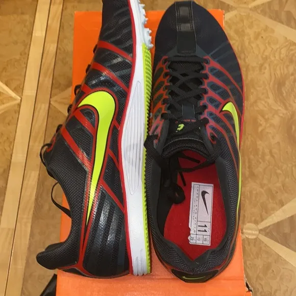 NWB!! Rare Vintage Nike Zoom Rival Distance 4 Track &amp; Field Spike Shoes Size 11