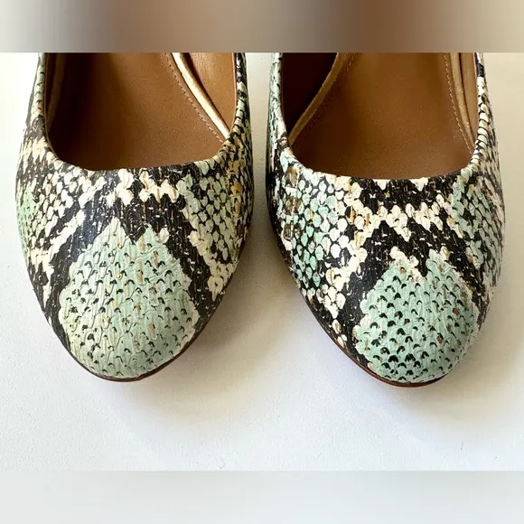 NWOB Coach Snakeskin Pumps, size 8.5