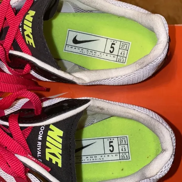 NWOB!! Nike Zoom Rival Distance Track &amp; Field Spike Spike Shoes Size 5 /…
