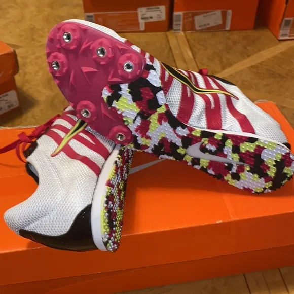 NWOB!! Nike Zoom Rival Distance Track &amp; Field Spike Spike Shoes Size 5 /…