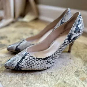 NWOT Cole Haan Julianna Snakeskin Print Heels Size 7.5