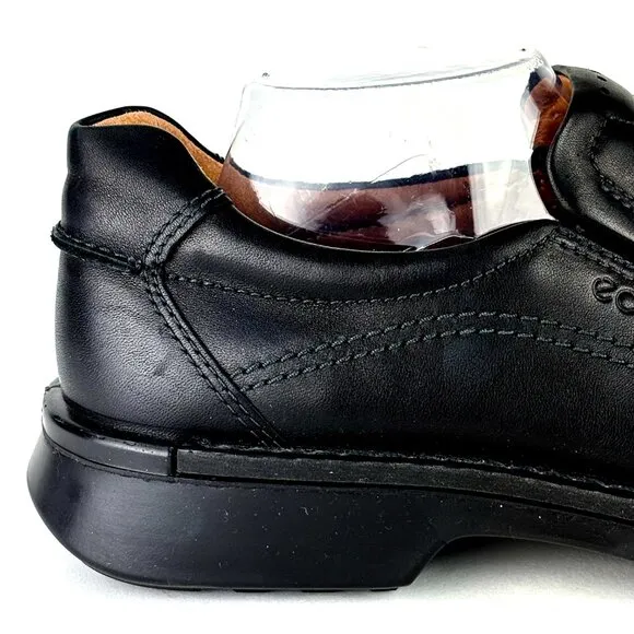 NWOT Men's ECCO Helsinki 2 Leather Slip-On Dress Shoes - Black EU 45/US 11-11.5