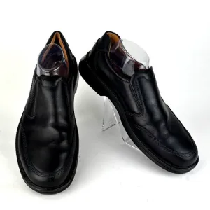 NWOT Men's ECCO Helsinki 2 Leather Slip-On Dress Shoes - Black EU 45/US 11-11.5